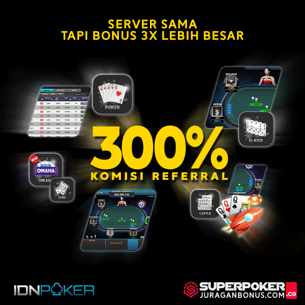 Poker IDN bonus terbesar